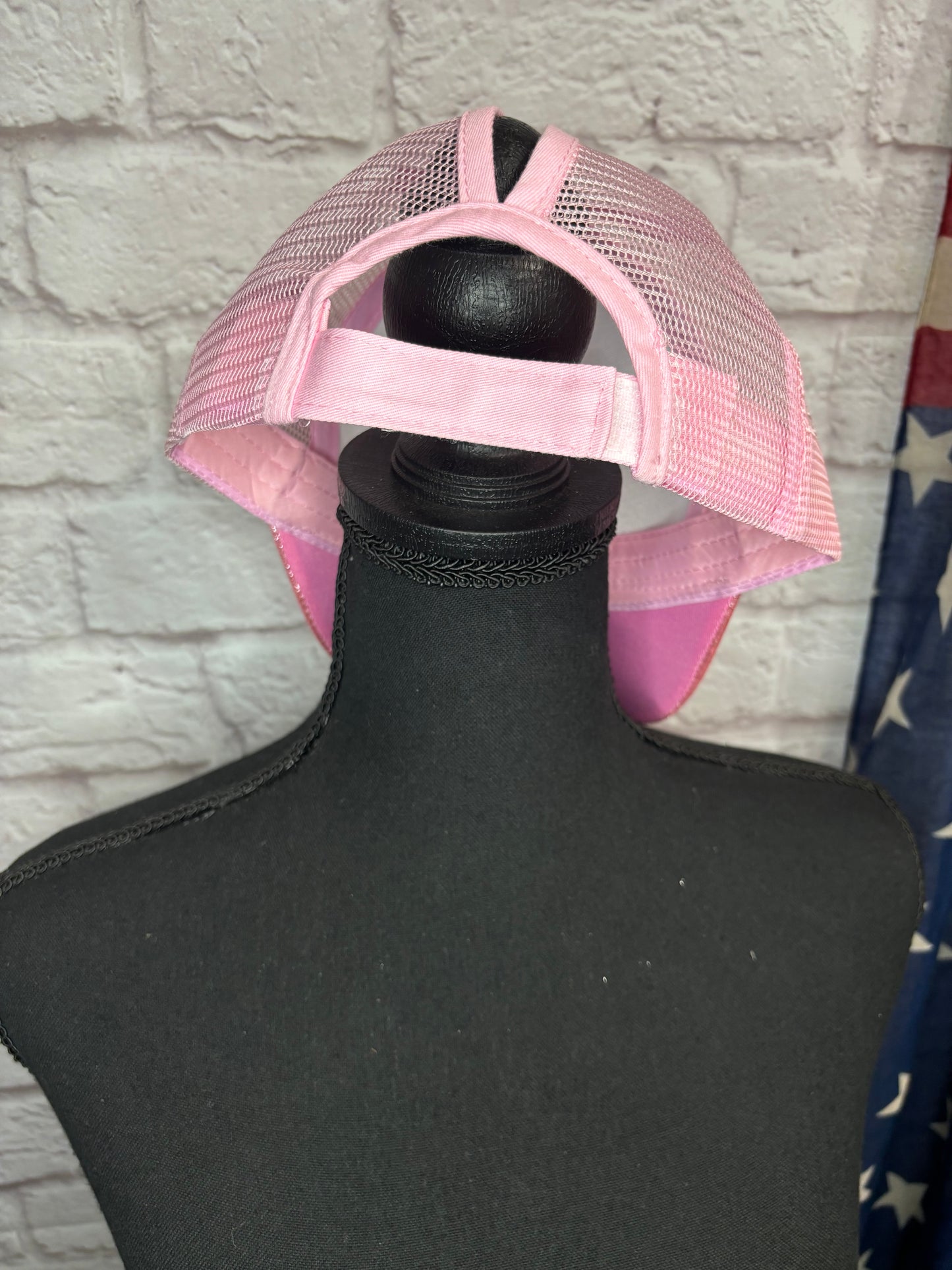 Dark Pink Glitter Hat