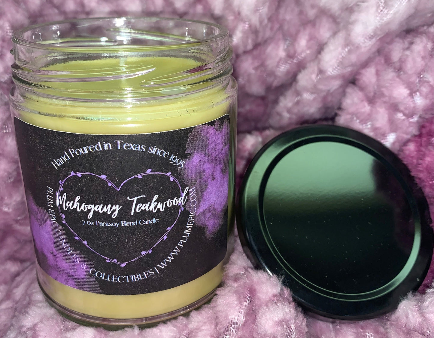 Mahogany Teakwood Scented Jar Candles