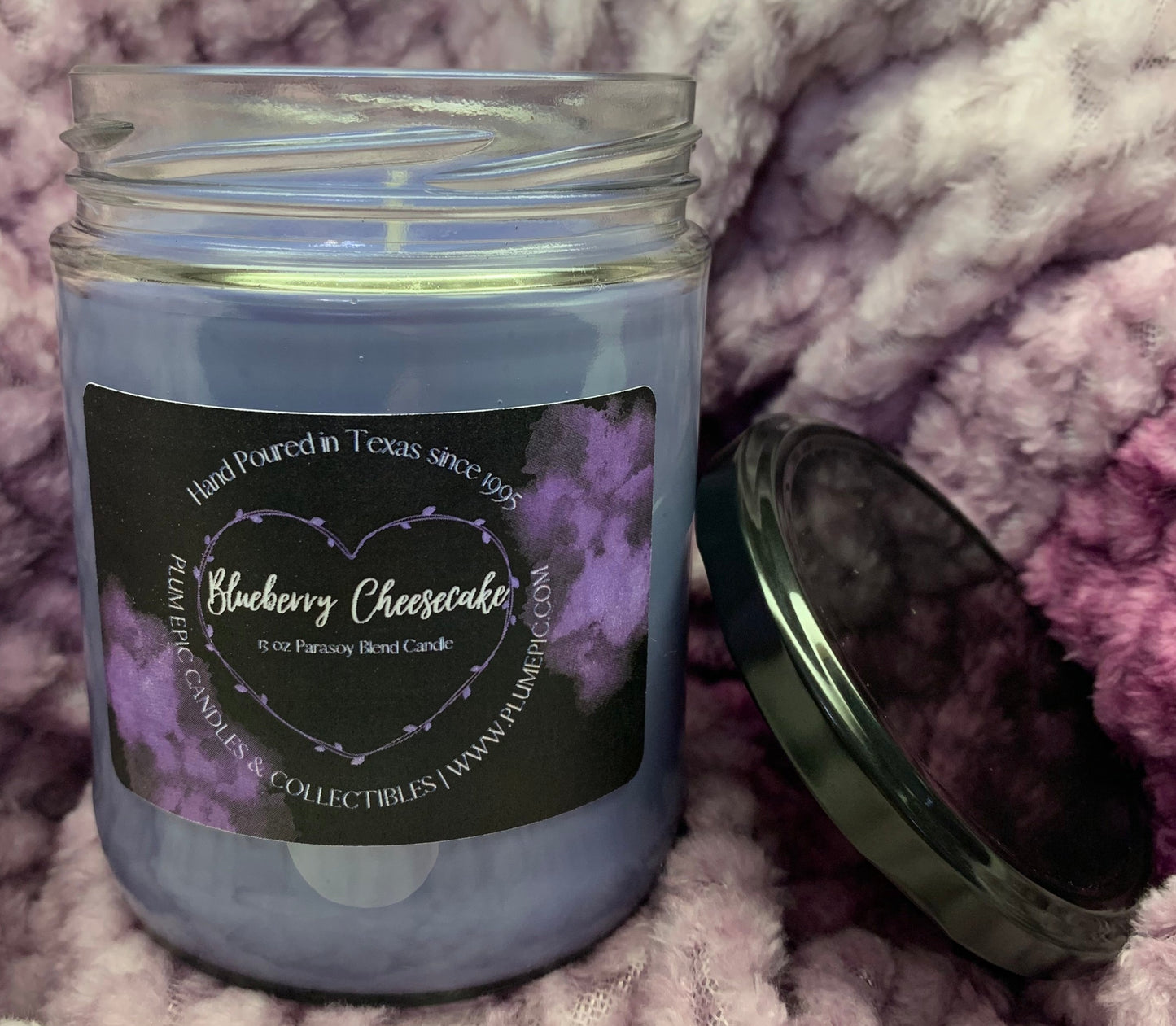 Blueberry Cheesecake Scented Jar Candles