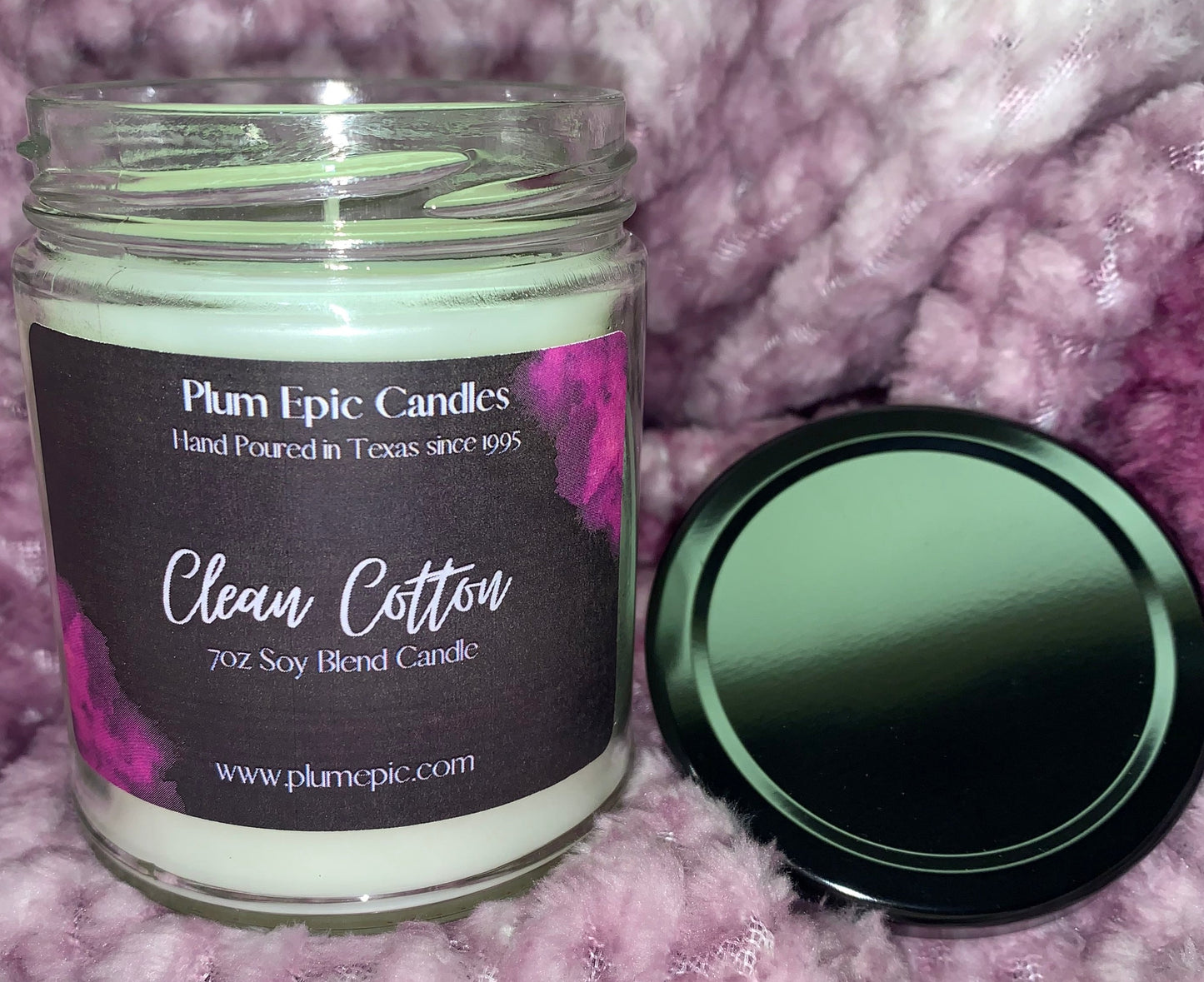 Clean Cotton Scented Jar Candles