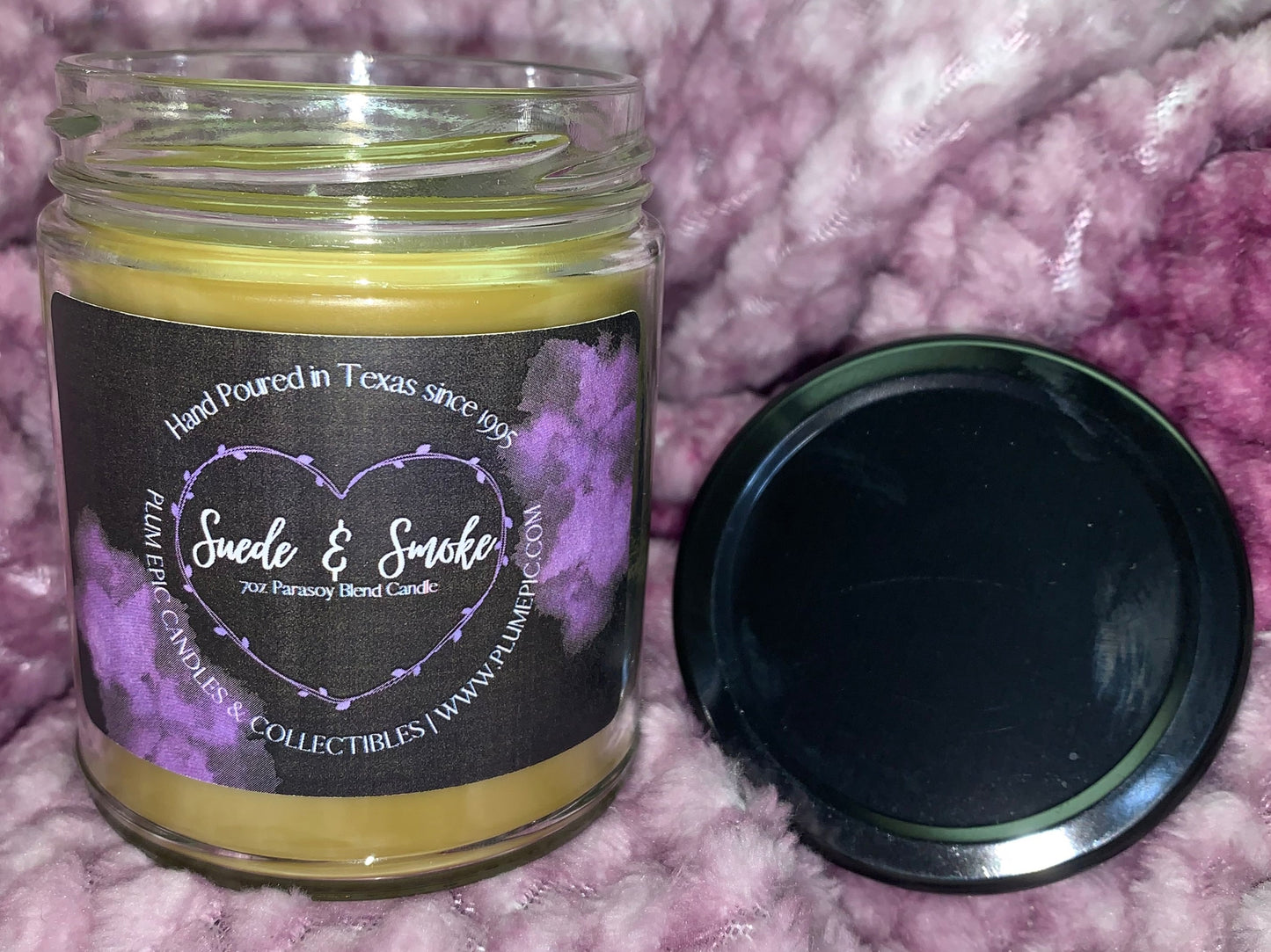 Suede & Smoke Scented Jar Candles